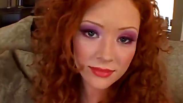 Redhead Audrey Hollander gangbang sex