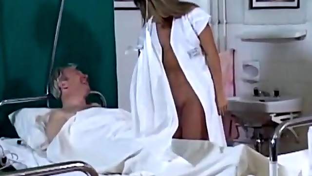 Old man gets handjob and BJ from his nurse