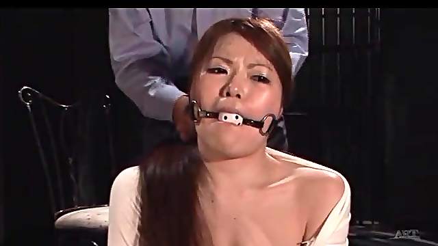 Sweet girl gagged and dominated in jail