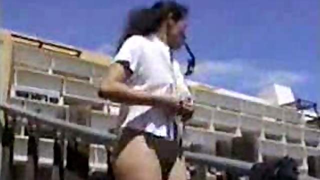 French girl naked in public