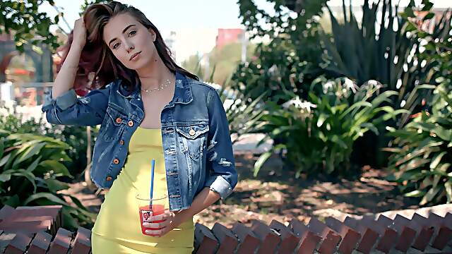 Hunk Mick plows Haley's tight booty in HD